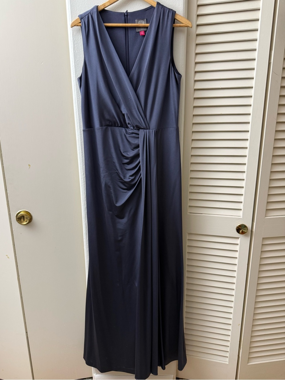 Vince Camuto Deep Slate/navy blue formal column dress
